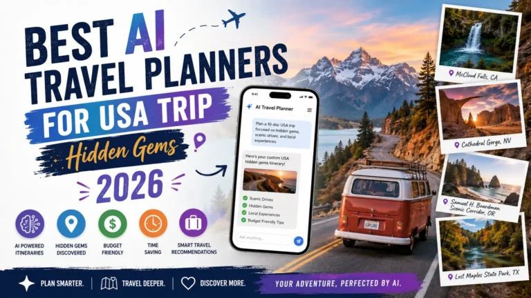 Best AI Travel Planners for USA Trip Hidden Gems 2026