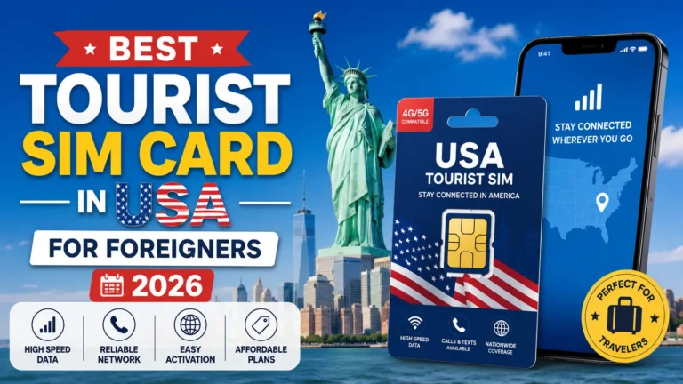 Best Tourist SIM Card in USA for Foreigners 2026