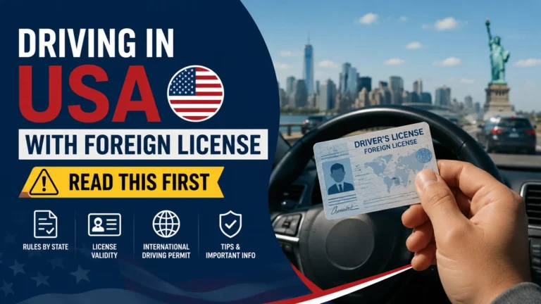 Driving in USA with Foreign License Read This First