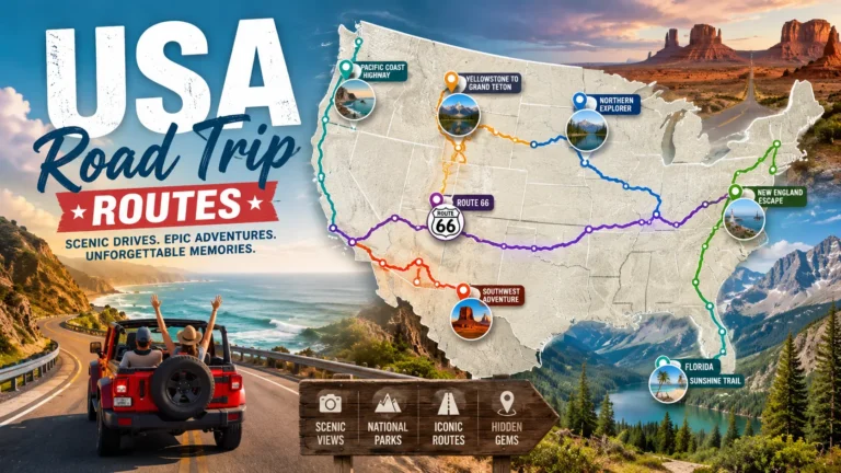 USA Road Trip Routes