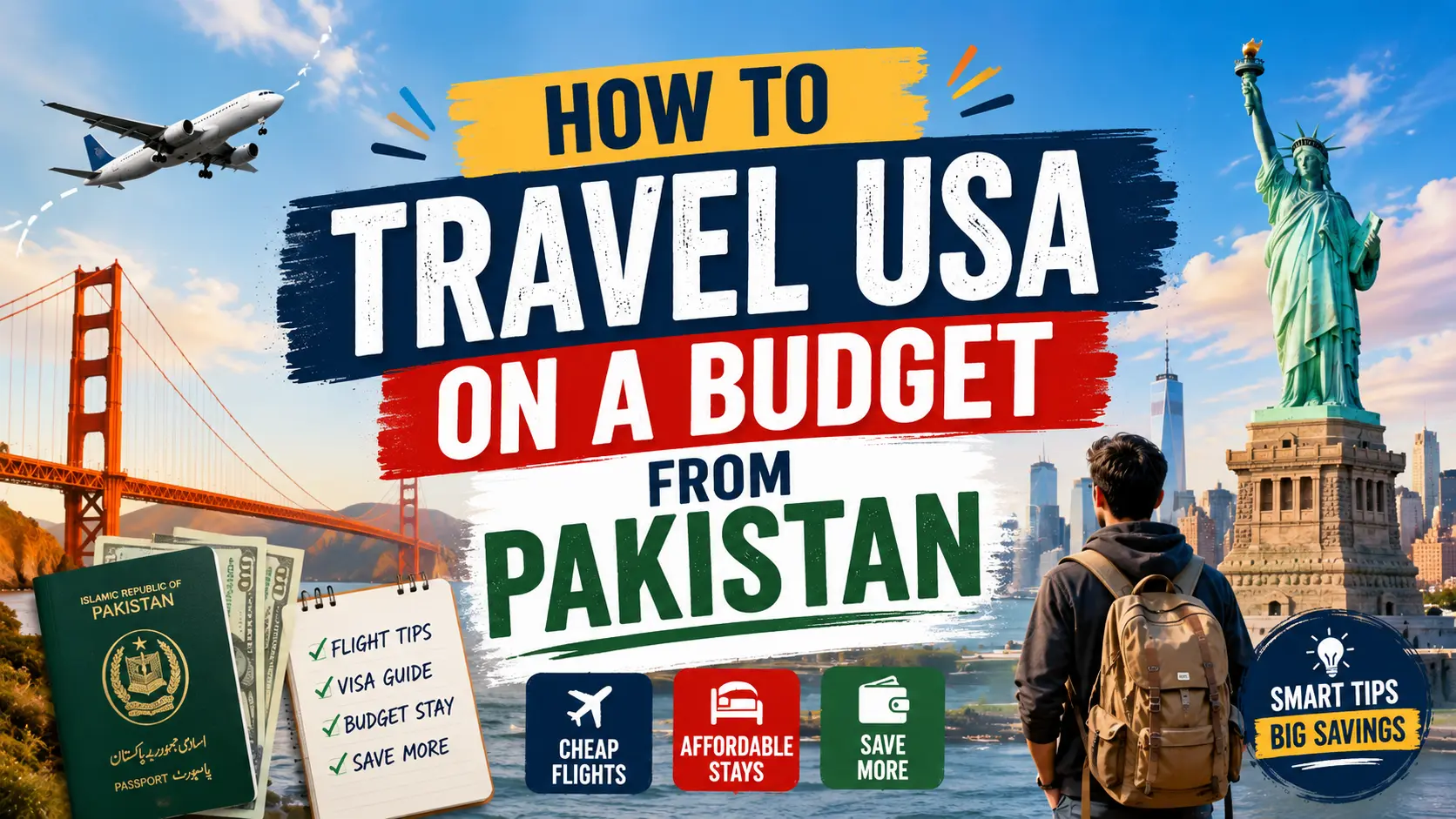 How to Travel USA on a Budget from Pakistan
