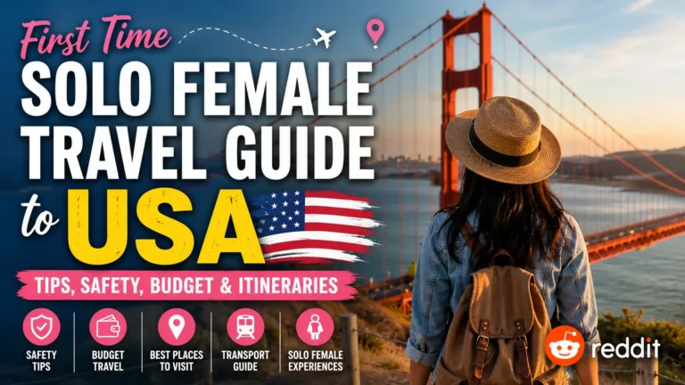 First Time Solo Female Travel Guide to USA Reddit