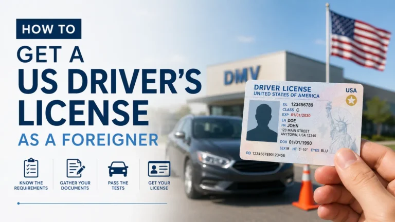 How to get a US driver's license as a foreigner