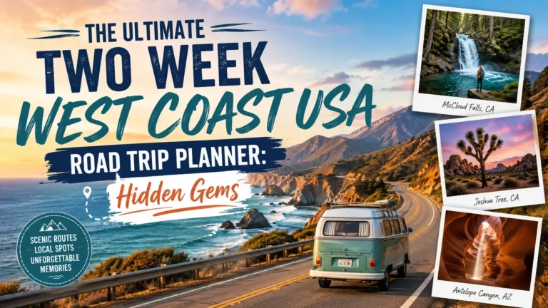 The Ultimate Two Week West Coast USA Road Trip Planner Hidden Gems