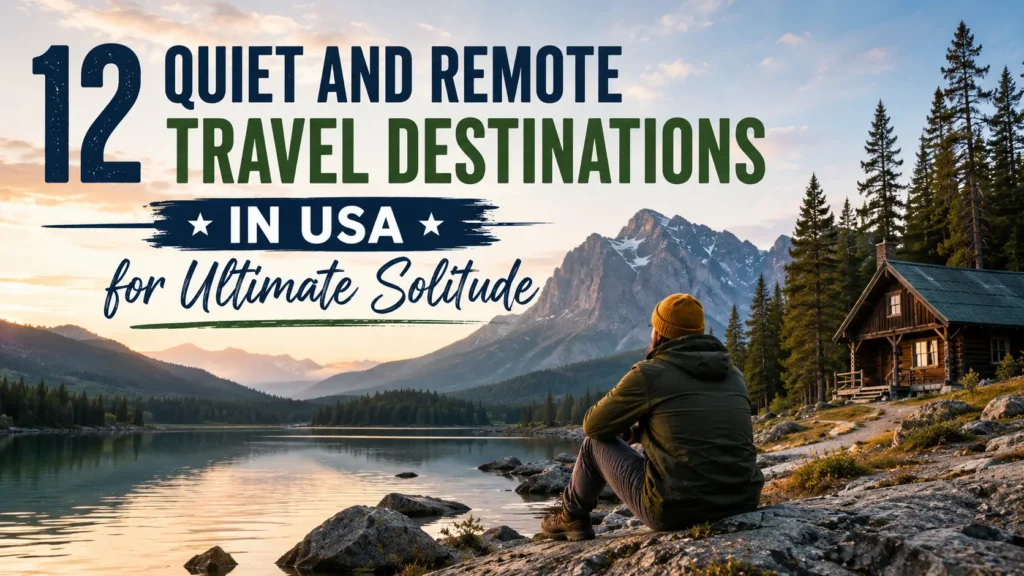 12 Quiet and Remote Travel Destinations in USA for Ultimate Solitude