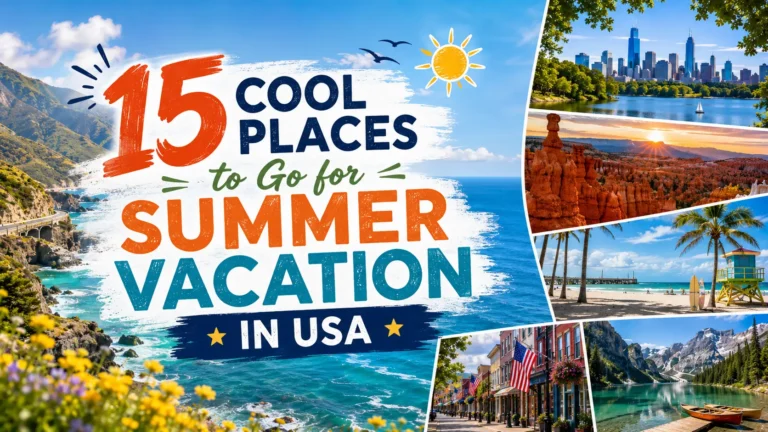 15 Cool Places to Go for Summer Vacation in USA