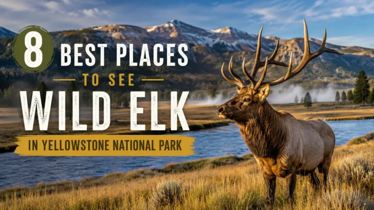 8 Best Places to See Wild Elk in Yellowstone National Park