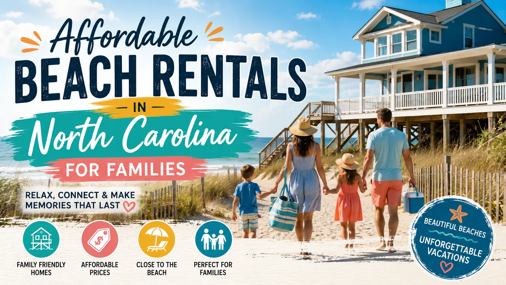 Affordable Beach Rentals in North Carolina for Families