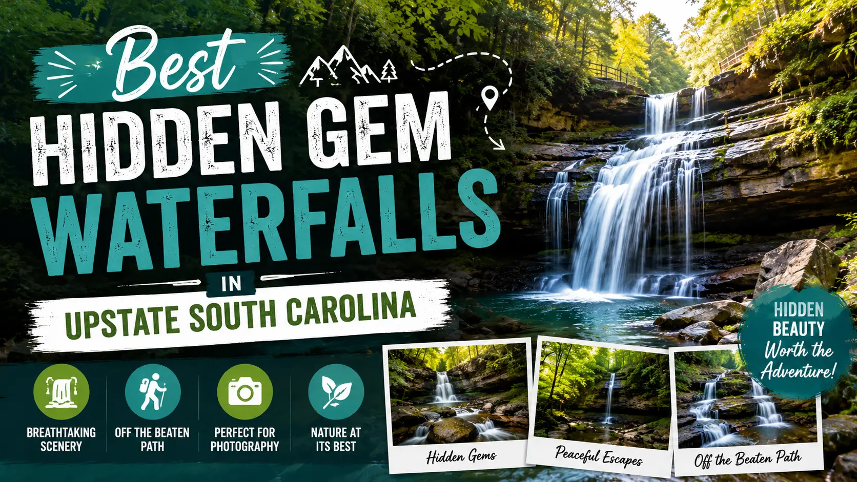 Best Hidden Gem Waterfalls in Upstate South Carolina