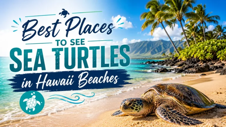 Best Places to See Sea Turtles in Hawaii Beaches
