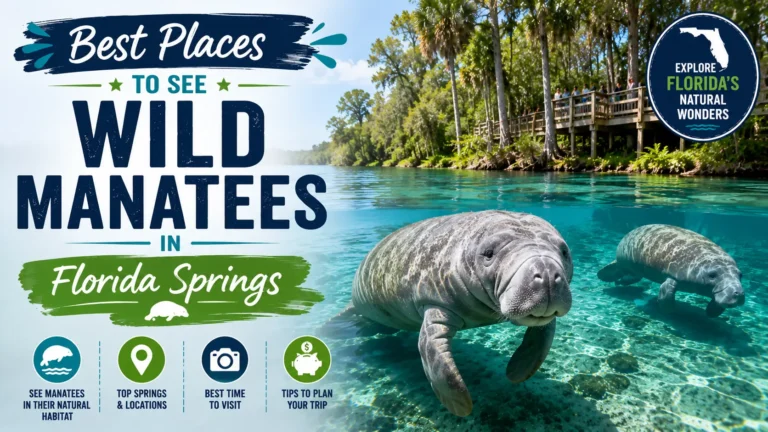 Best Places to See Wild Manatees in Florida Springs