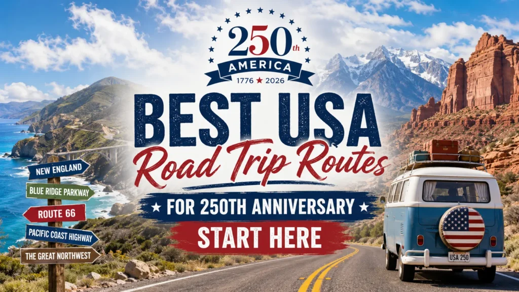 Best USA Road Trip Routes for 250th Anniversary – Start Here