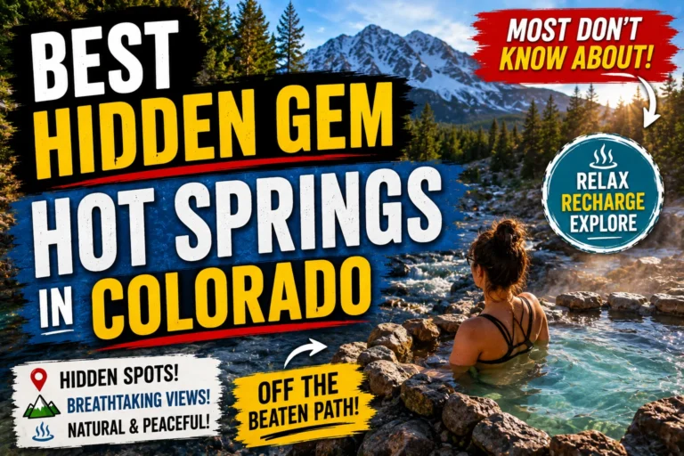 Best Hidden Gem Hot Springs in Colorado