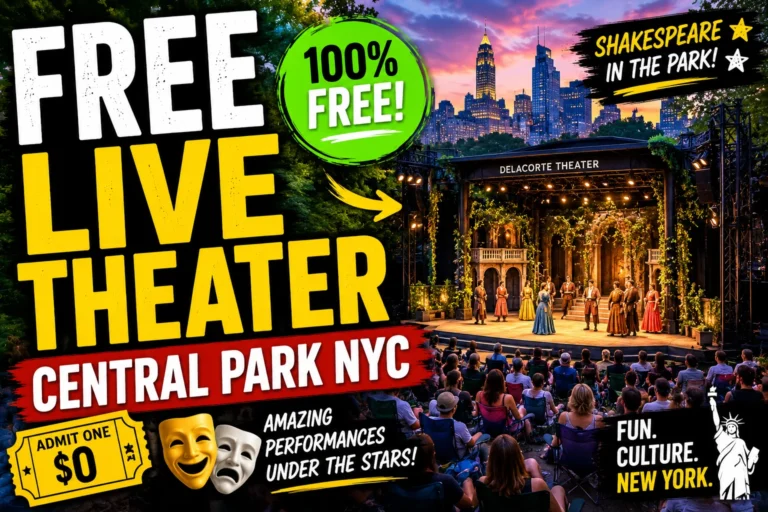 free live theater events in central park new york
