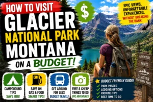 how to visit glacier national park montana on a budget