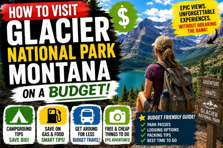 how to visit glacier national park montana on a budget