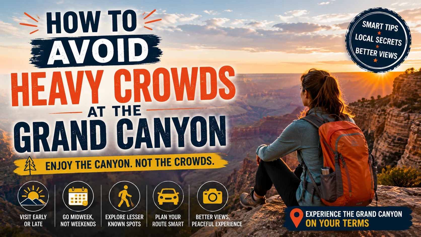 How to Avoid Heavy Crowds at the Grand Canyon