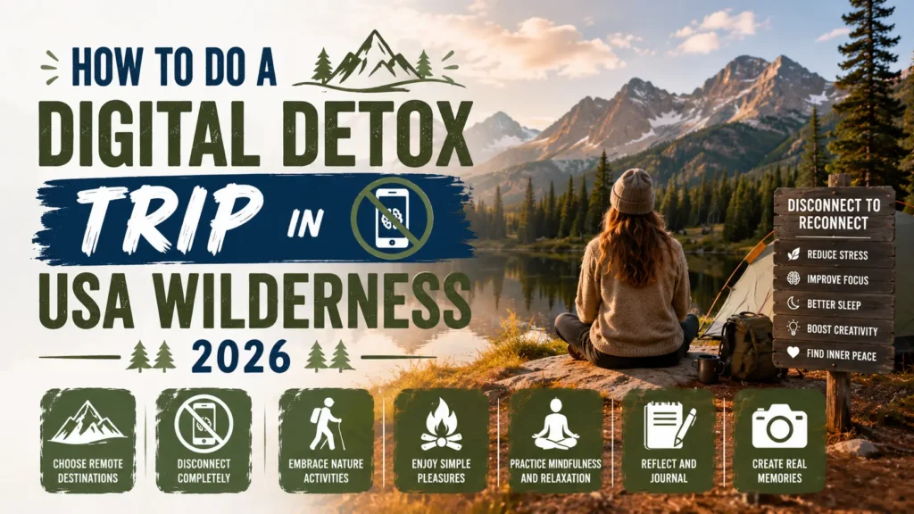 How to Do a Digital Detox Trip in USA Wilderness 2026