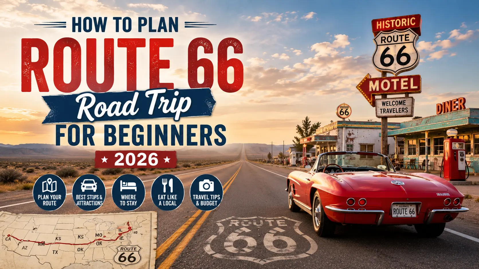 How to Plan Route 66 Road Trip for Beginners 2026