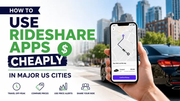 How to Use Rideshare Apps Cheaply in Major US Cities
