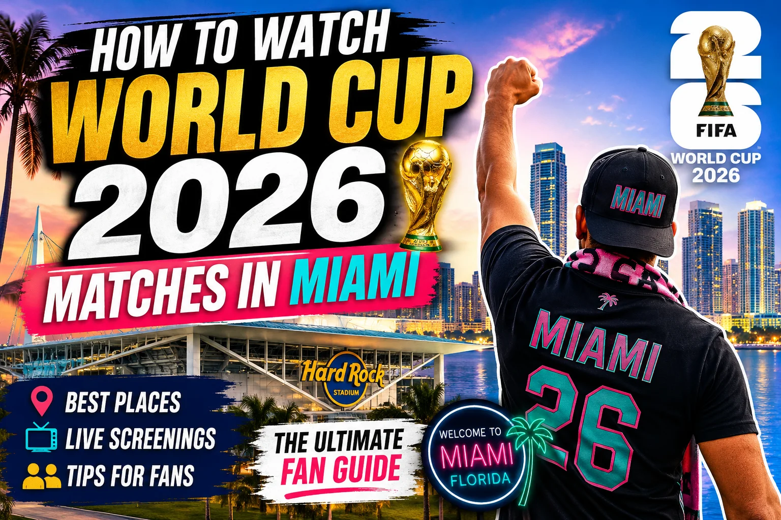 How to Watch World Cup 2026 Matches in Miami
