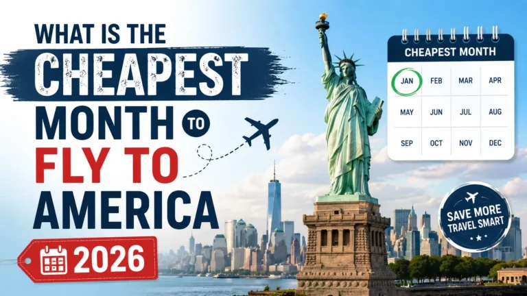 What Is the Cheapest Month to Fly to America 2026