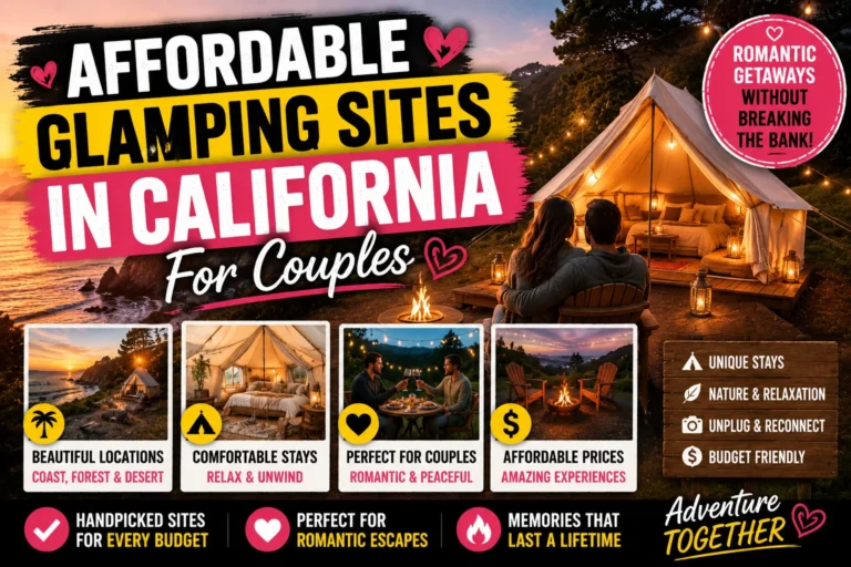 affordable glamping sites in california for couples