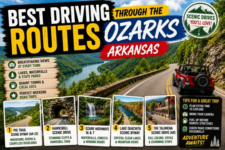 best driving routes through the ozarks arkansas