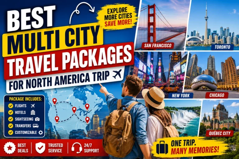 best multi city travel packages for north america trip