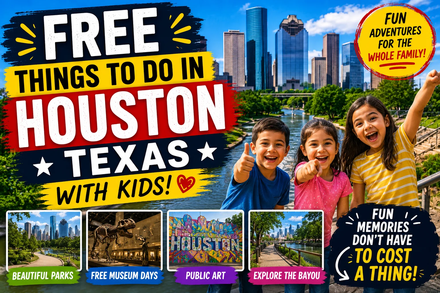 free things to do in houston texas with kids