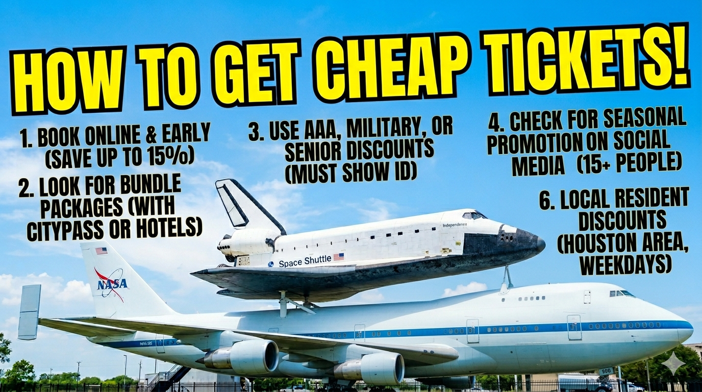 How to Get Cheap Tickets for Space Center Houston
