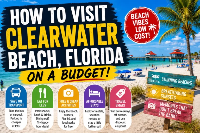 how to visit clearwater beach florida on a budget