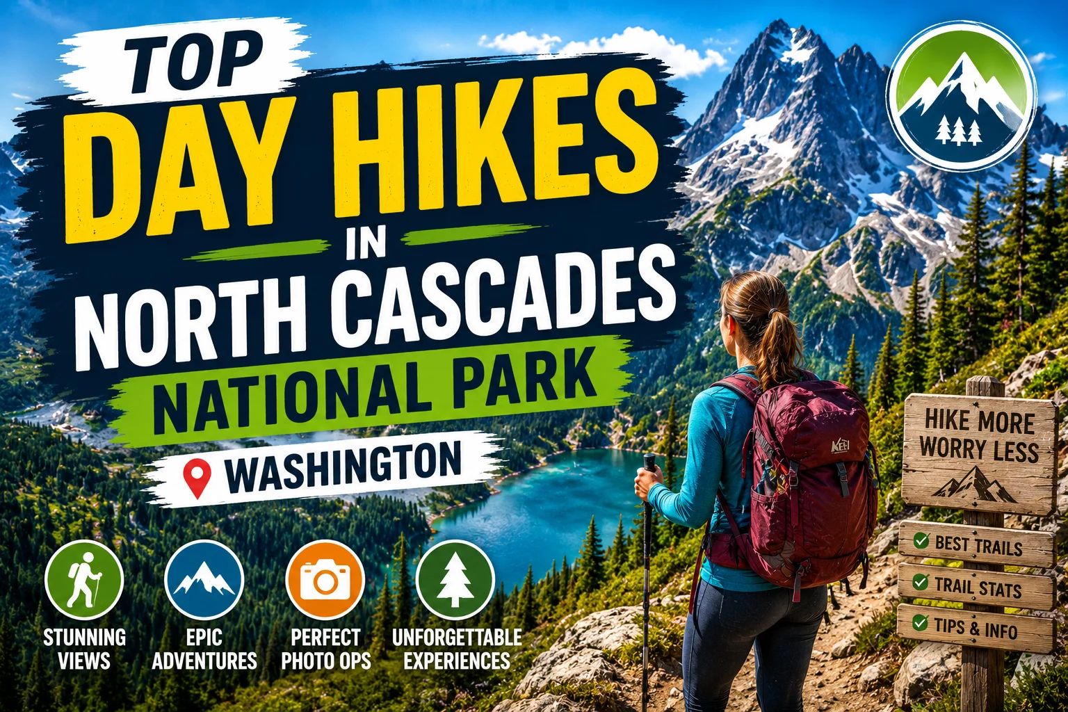 top day hikes in north cascades national park washington
