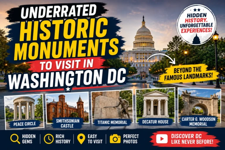 underrated historic monuments to visit in washington dc