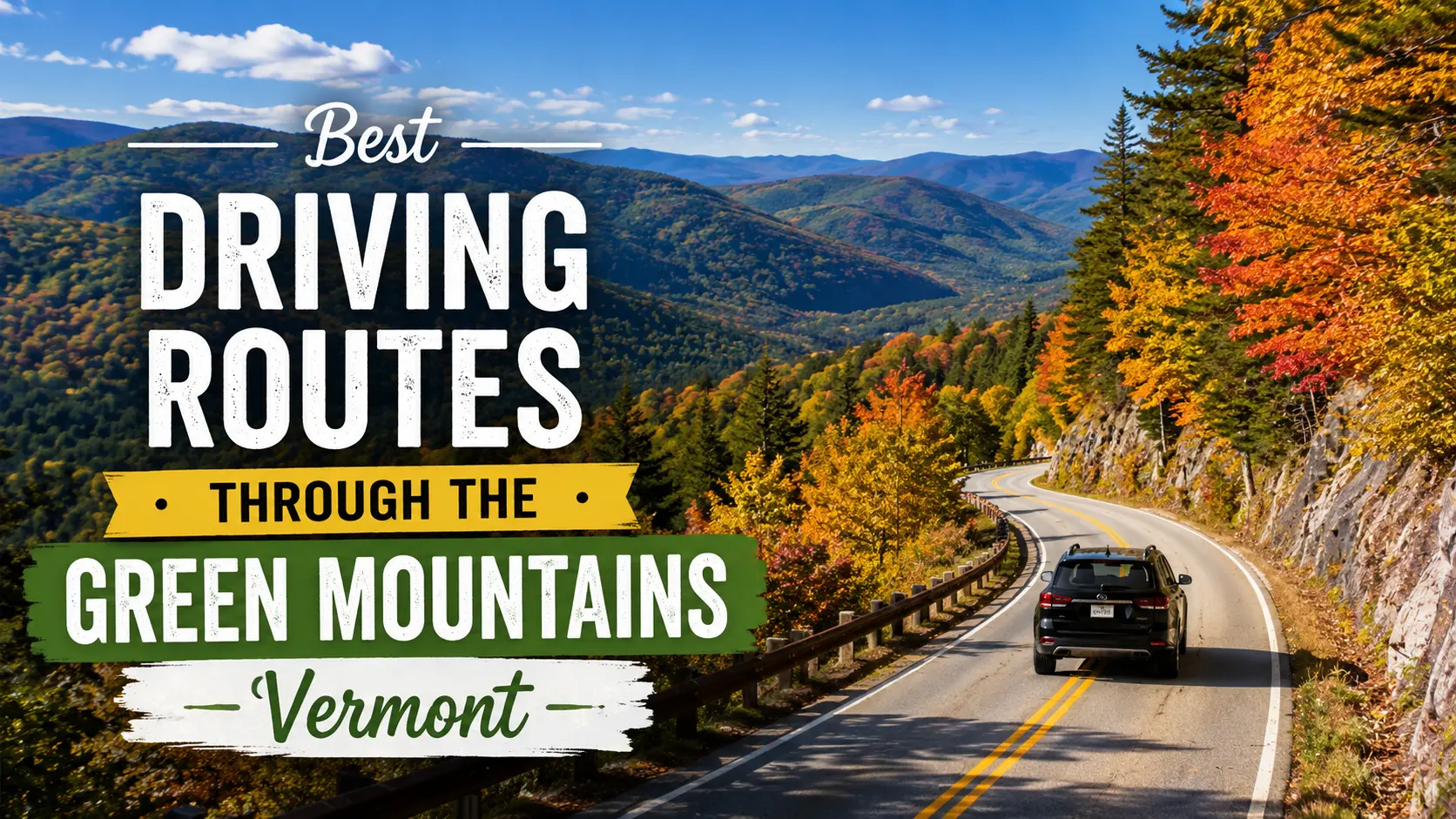 Best Driving Routes Through the Green Mountains Vermont