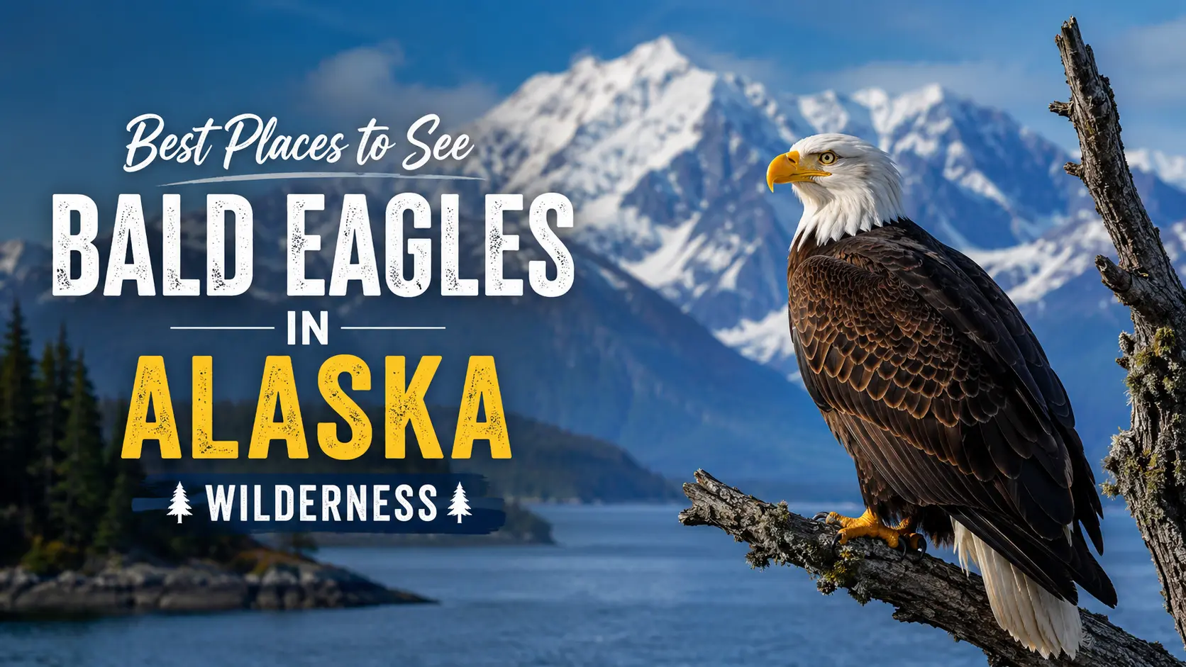 Best Places to See Bald Eagles in Alaska Wilderness