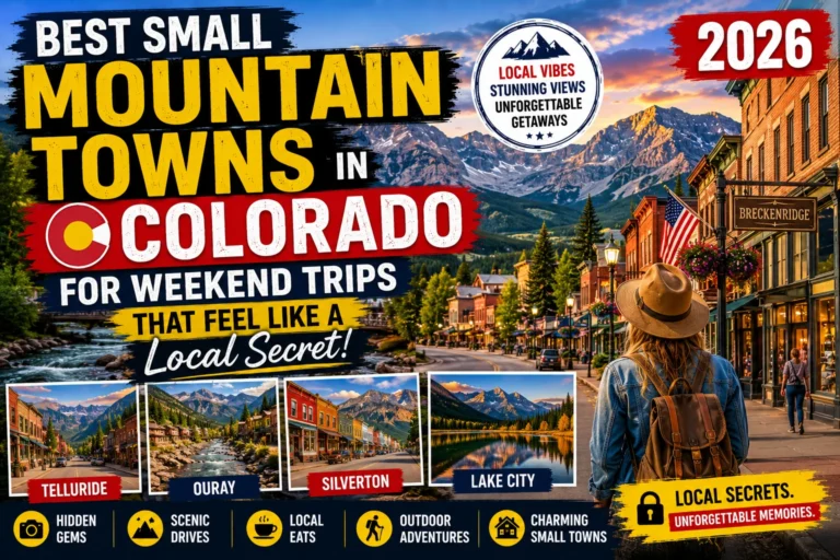 Best Small Mountain Towns in Colorado for Weekend Trips That Feel Like a Local Secret 2026