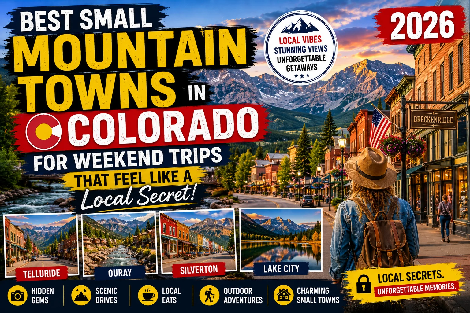 Best Small Mountain Towns in Colorado for Weekend Trips That Feel Like a Local Secret 2026