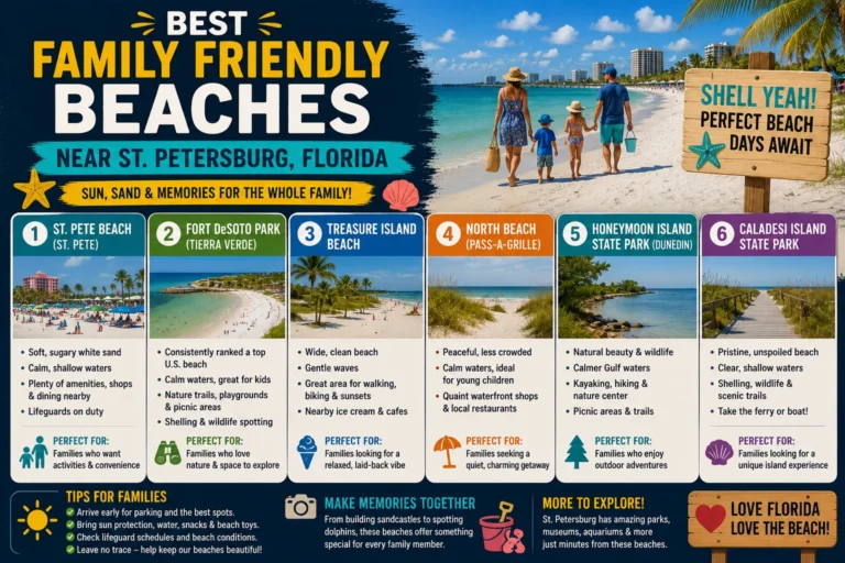 The Best Family Friendly Beaches Near St. Petersburg Florida
