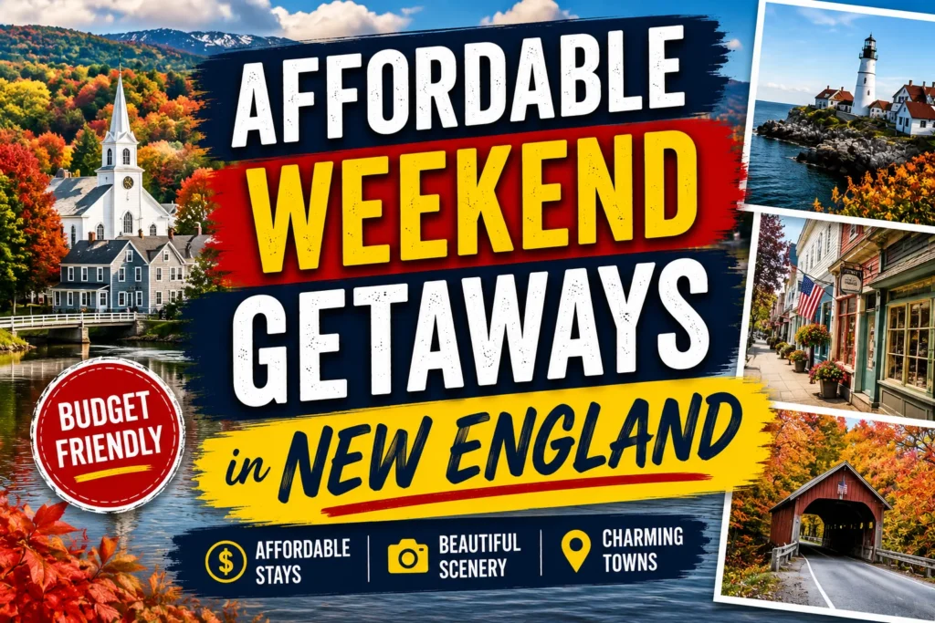 affordable weekend getaways in new england