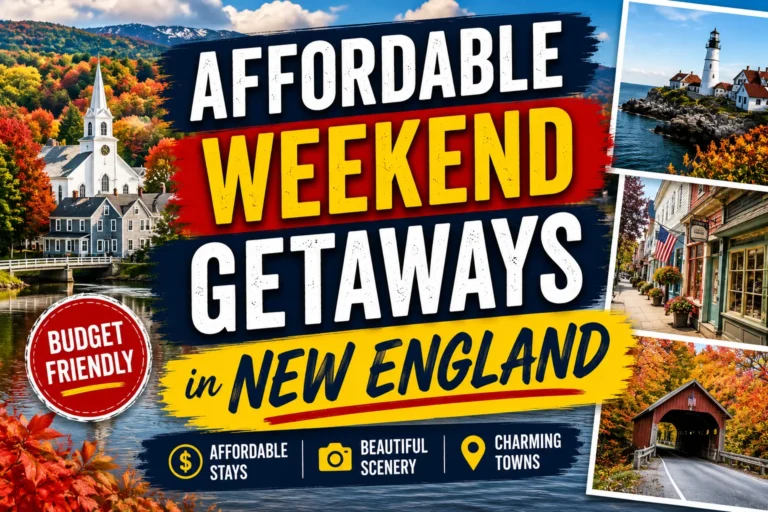 affordable weekend getaways in new england