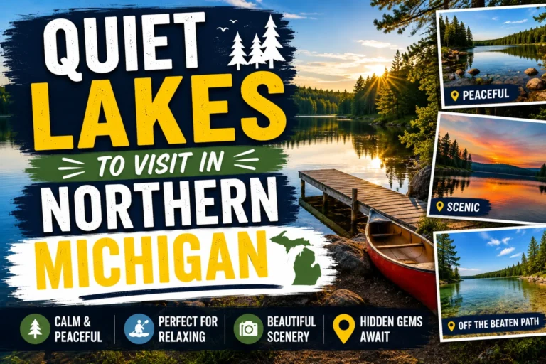 quiet lakes to visit in northern michigan