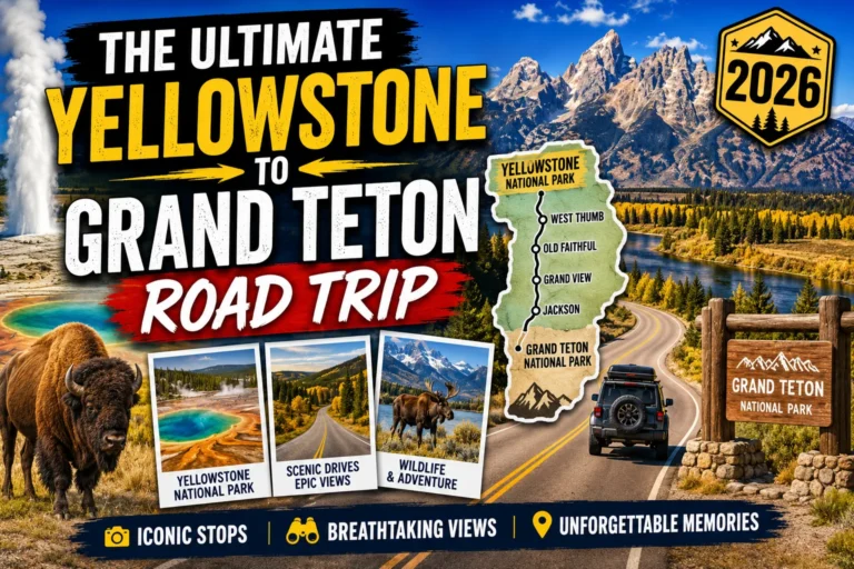 The Ultimate Yellowstone to Grand Teton Road Trip 2026