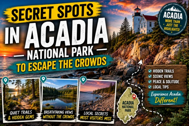 Secret Spots in Acadia National Park to Escape the Crowds 2026