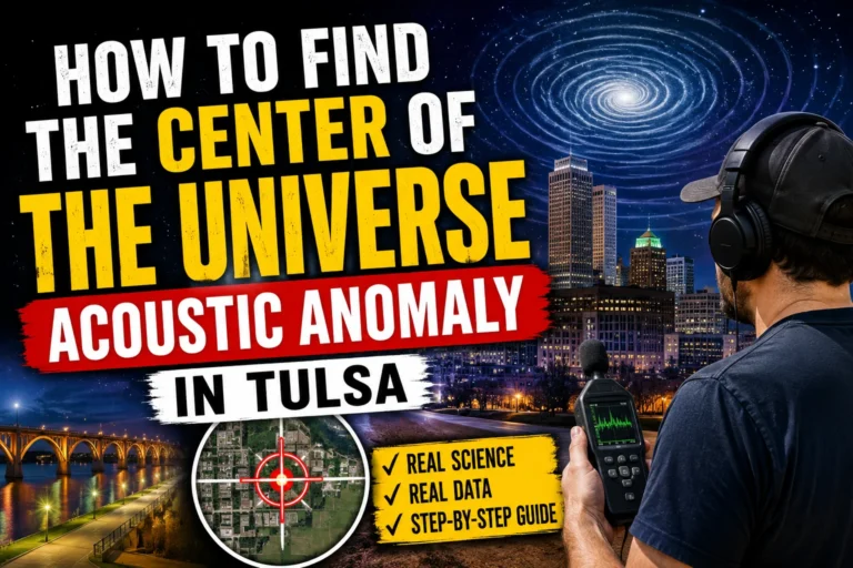 how to find the center of the universe acoustic anomaly in tulsa