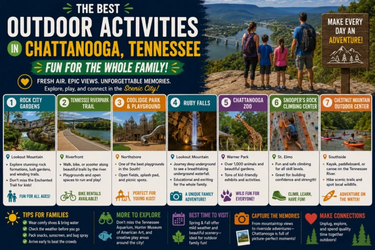 best outdoor activities in chattanooga tennessee for families