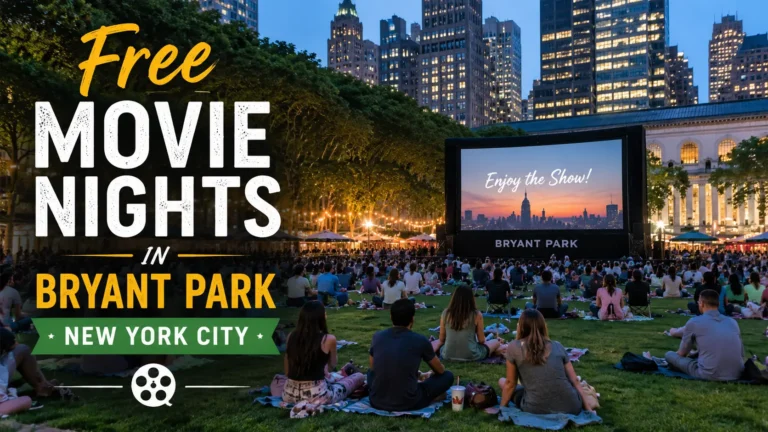 Free Movie Nights in Bryant Park New York City