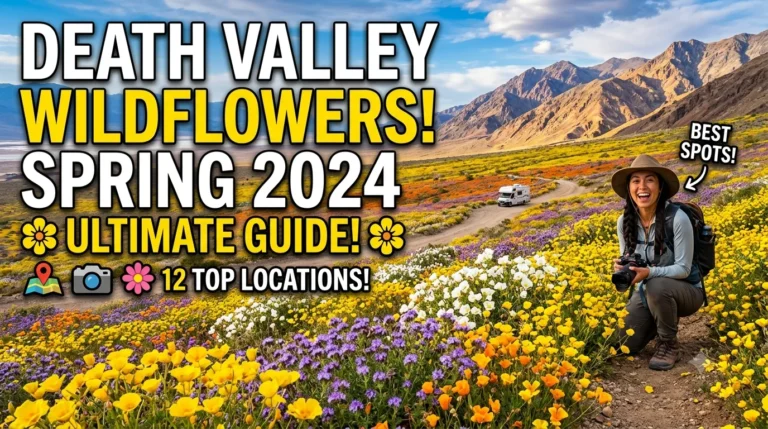 best places to see wildflowers in death valley during spring