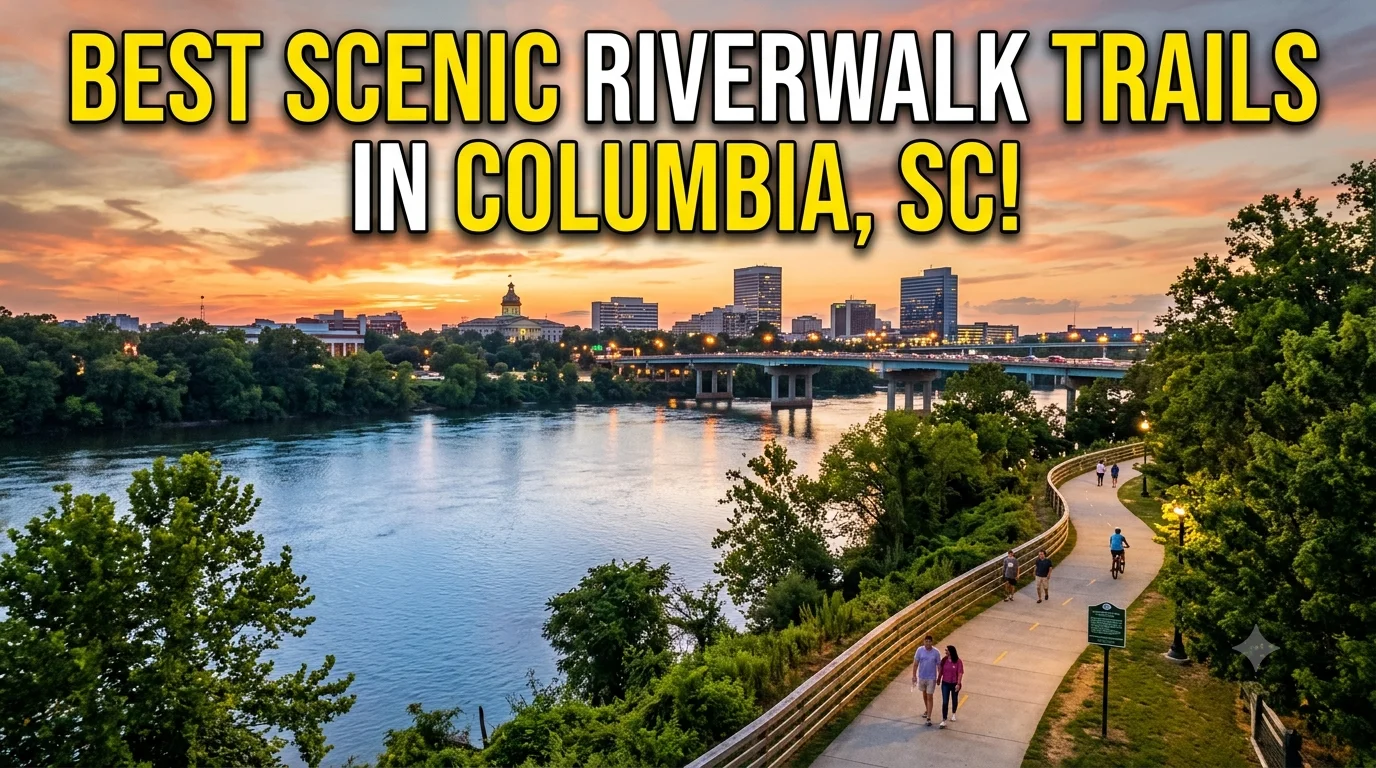best scenic riverwalk trails in columbia south carolina