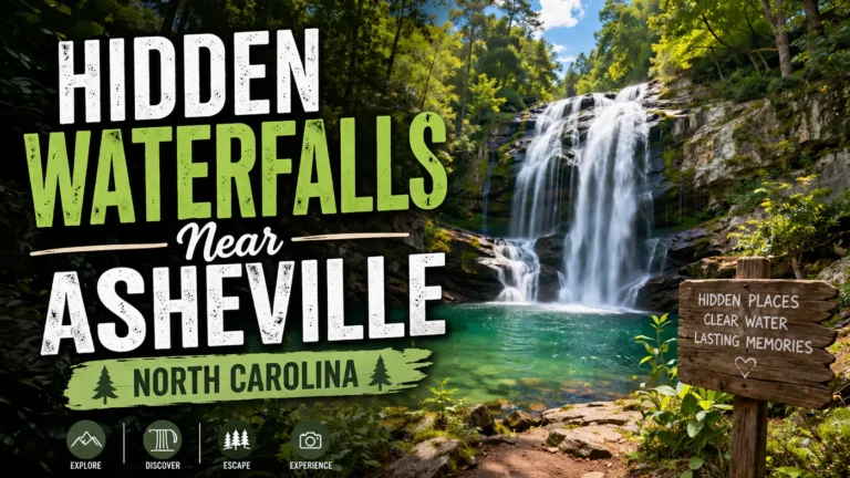 Hidden Waterfalls Near Asheville North Carolina